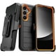 thumbnail image 1 of Funda Defender Series para Samsung Galaxy S25 Plus (2025), Color Negro y Naranja, 1 of 8