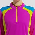 thumbnail image 4 of MHFRRA Camiseta de Manga Larga con Protección Solar para Mujer, Ligera, de Secado Rápido, para deportes Al Aire Libre, Senderismo y Montañismo. Púrpura, 4 of 5
