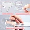thumbnail image 3 of Tampons de Soins Réutilisables en Silicone Anti-Rides Patchs Anti-Rides en Forme de T pour Prévenir le Vieillissement de la Peau Nuit, Transparent, 2 Pcs, 3 of 5