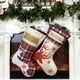 thumbnail image 5 of Calcetines navideños decorativos, bolsas de regalo y colgantes festivos, ideales para adornar en Navidad, elaborados en tela no tejida, tamaño 46.5x26cm, incluye un calcetín por paquete., 5 of 6