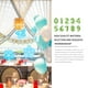 thumbnail image 5 of Globo de papel de aluminio para niños, decoración de pared para el hogar y la Oficina, adorno para fiesta de boda, degradado, número verde 0-9 Kits de decoración para fiestas Verde Número 5 Injueey HA002677-95, 5 of 6