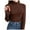 Brown, variant on Ulanda Boy's Ribbed Turtleneck Cable Knitted Sweater Slim Fit Pullover Sweater for Kids 4-13 Years (Black, 14)