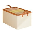 thumbnail image 1 of Foldable Storage Box, Large Capacity Basket, Thickened Fabric, Multi-Purpose Design, For Household/Travel, Versatile Storage, Laundry Room/Footwear Organizer, Durable Cotton Blend, Space-Sav, 1 of 5