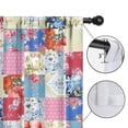 thumbnail image 4 of Blackout Kids Curtains,Patchwork Pioneer Flower Childrens Insulated Curtains Set Of 2,Bedroom Essentials,Toddler Room Decor 42x54in(106x137cm), 4 of 5
