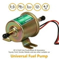 thumbnail image 4 of 12V Universal Electric Inline Fuel Pump Low Pressure (4-7 Psi) Gas Diesel, Hep-02A, 4 of 6