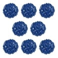 thumbnail image 1 of Uxcell 8-Pack Bolas de Ratan Tejidas 60mm/2.4 Pulgadas Bolas Decorativas de Ratan para Navidad Bodas Acción de Gracias Azul, 1 of 1