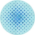 thumbnail image 1 of Ahgly Company Indoor Round Patterned Electric Blue Area Rugs, 7' Round, 1 of 1