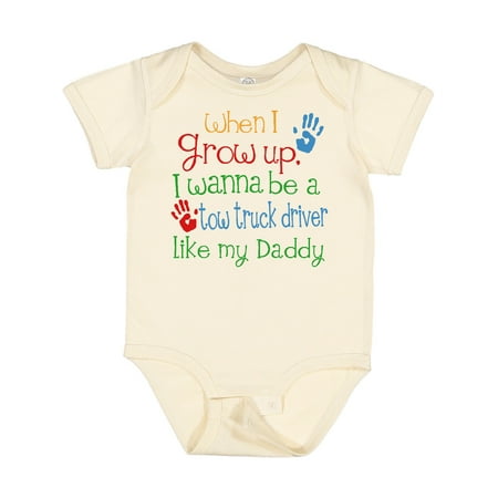 

Inktastic Tow Truck Driver Like Daddy Gift Baby Boy or Baby Girl Bodysuit