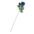 thumbnail image 1 of Ramo de rosas artificiales vintage Rosáceas, decoración de centro de mesa para el hogar Azul, 1 of 8