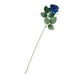 thumbnail image 1 of Flores artificiales de franela, rosáceas, ramo de rosas falsas, adornos DIY Azul, 1 of 8