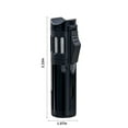thumbnail image 3 of pvdgvd Outdoor Windproof Torch Lighter, Three Jets Flame with Adjustable Flame Control, Refillable & Safe for Camping, Hiking & Daily Use, 3 of 8