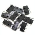 thumbnail image 2 of RuiLing 10pcs Micro Limit Switch 3Pin AC 125V/250V 5A Lever Arm Snap Action Normally Open/Close Micro Switch KW12-B, 2 of 4