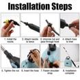 thumbnail image 3 of Beloadence Garden Sprayer, 5L/1.35Gal Battery-Powered Sprayer, 3 Nozzles, Leak-Proof Design & Adjustable Strap, Type-C Rechargeable for Lawn, Garden, Yard, Light Blue, 3 of 10
