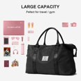 thumbnail image 6 of Travel Duffel Bag for Woman, Men Gym Tote Bag, Weekender Overnight Bag Carry on Bag Hospital Holdalls for Women with Wet Pocket, Airplane Approved Personal Item Bag, 6 of 10