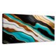 thumbnail image 1 of Cuadro Decorativo Canvas Canvas Revolution Abstracto Río Oro Turquesa 120x60, 1 of 3