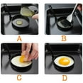 thumbnail image 4 of Fruit Snack Molds Non-Stick Molds Handle Round Egg-Rings Pancakes Shaper Egg-Fryer Ring 2Pcs Kitchen，Dining Bar, 4 of 9