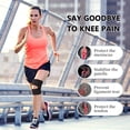 thumbnail image 3 of Knee Brace for Meniscus Tear & Arthritis Pain Relief, Compression Support with Side Stabilizers for Injury Recovery, Running & Workout, 3 of 8