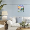 thumbnail image 3 of Stupell Industries Tropical Vibrant Sunrise Surf Black Framed Giclee Art, 11 x 14, by Shelly Craig, 3 of 8