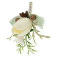 thumbnail image 2 of WEUVEB Wedding Decoration Artificial Flower Boutonniere Multi 1Set, 2 of 8