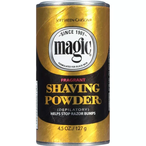 Magic Shaving Powder, Gold Fragrant by Soft Sheen Carson for Men - 5 oz Shave Powder