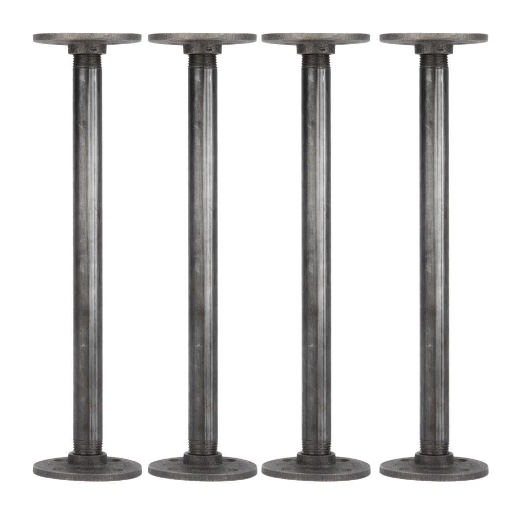 1/2 In X 12 In Pipe Table Legs 4 Pack