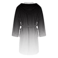 thumbnail image 3 of Gifts for Mom Robes for Women Fleece House Coat Oversized Soft Women's Sleepwear Spa Womens Bathrobe Black, 3 of 4