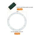 thumbnail image 2 of 18" Metal Wire Wreath Frame 2 Pack with 1 Roll Flexible Paddle Wire, Green, 2 of 5