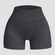 thumbnail image 2 of Pantalones cortos de entrenamiento sin costuras y acanalados para mujer: cintura alta, elásticos para yoga/gimnasio, talla real, tallas asiáticas, lavado a mano en frío., 2 of 3