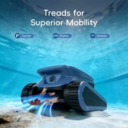 Seauto SAT40 Smart Cordless Pool Cleaner - App-Controlled, 90° Wall Climbing, Waterline & Floor Cleaning, Auto-Dock, Long Battery Life, LED Status, Suitable for In-ground & above-ground pools