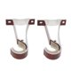 thumbnail image 2 of 2 uds., Soportes para barra para , soporte de barra de aleación de aluminio premium para soporte de barra de ventana Macarena Soporte de barra de cortina, 2 of 7