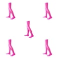 thumbnail image 3 of Calcetines altos antideslizantes Jumpingount 4 Uds 32cm estilo pijo para diario fiesta de Halloween, 3 of 6