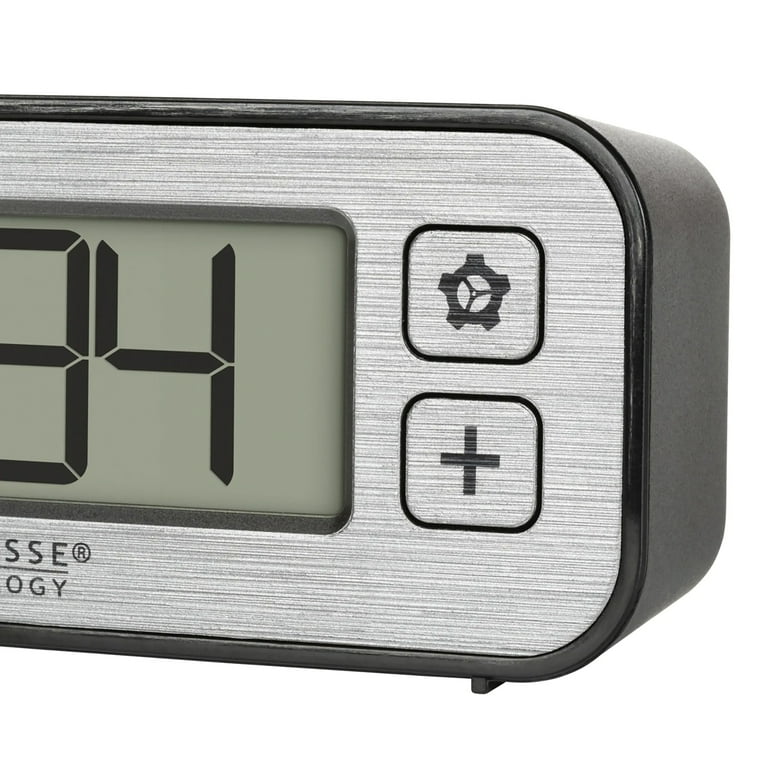 La Crosse Technology Battery-Powered Mini Digital Alarm Clock with