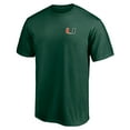 thumbnail image 2 of Men's Green Miami Hurricanes Number One Dad T-Shirt, 2 of 3