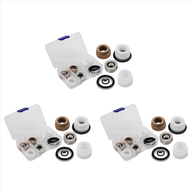 3X 244194 Kit de VáLvulas de Empaque para ReparacióN de Bomba Compatible con Pistolas de Pintura Sin Aire 295 390 395 490 495 595