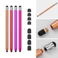 thumbnail image 4 of Yeacher 2 in 1 Universal Touchscreen Stylus Pen for All Touchscreen Tablets Cell Phones with 8 Extra Replaceable Soft Rubber Tips 4pcs Red/Rose Red/Purple/Gold, 4 of 8
