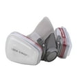 thumbnail image 2 of Innens 17 in 1 Half Face Gas Mask Facepiece Spray Painting Respirator Safety Suit 6200, 2 of 13