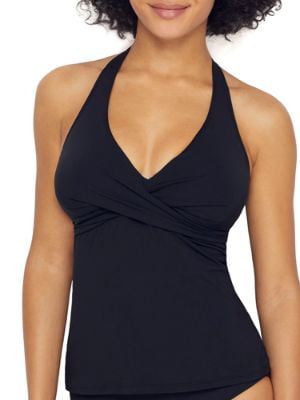 underwire halter tankini