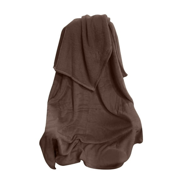 BCZHQQ Brown Fleece Blanket Throw Blanket - Throw Blankets for Couch,Sofa,Bed,Soft Lightweight Plush Cozy Blankets and Throws for Toddlers,Kids