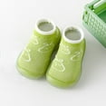 thumbnail image 2 of Otqutp Toddler Sneakers Spring/summer Mesh Breathable Baby Shoes and Socks Comfortable Non Slip Baby Rubber Soled Socks and Shoes(Green,12-24 Months), 2 of 4