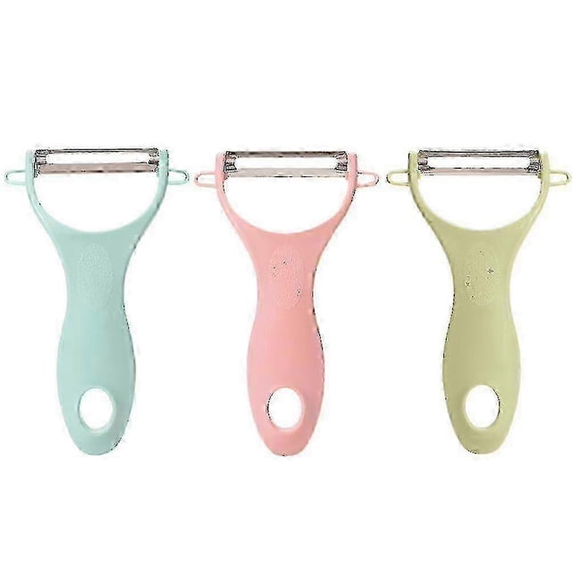 Vegetable Peeler Set 3pcs, Stainless Steel Fruit Peeler, Sharp Carbon Steel Blade Peeler