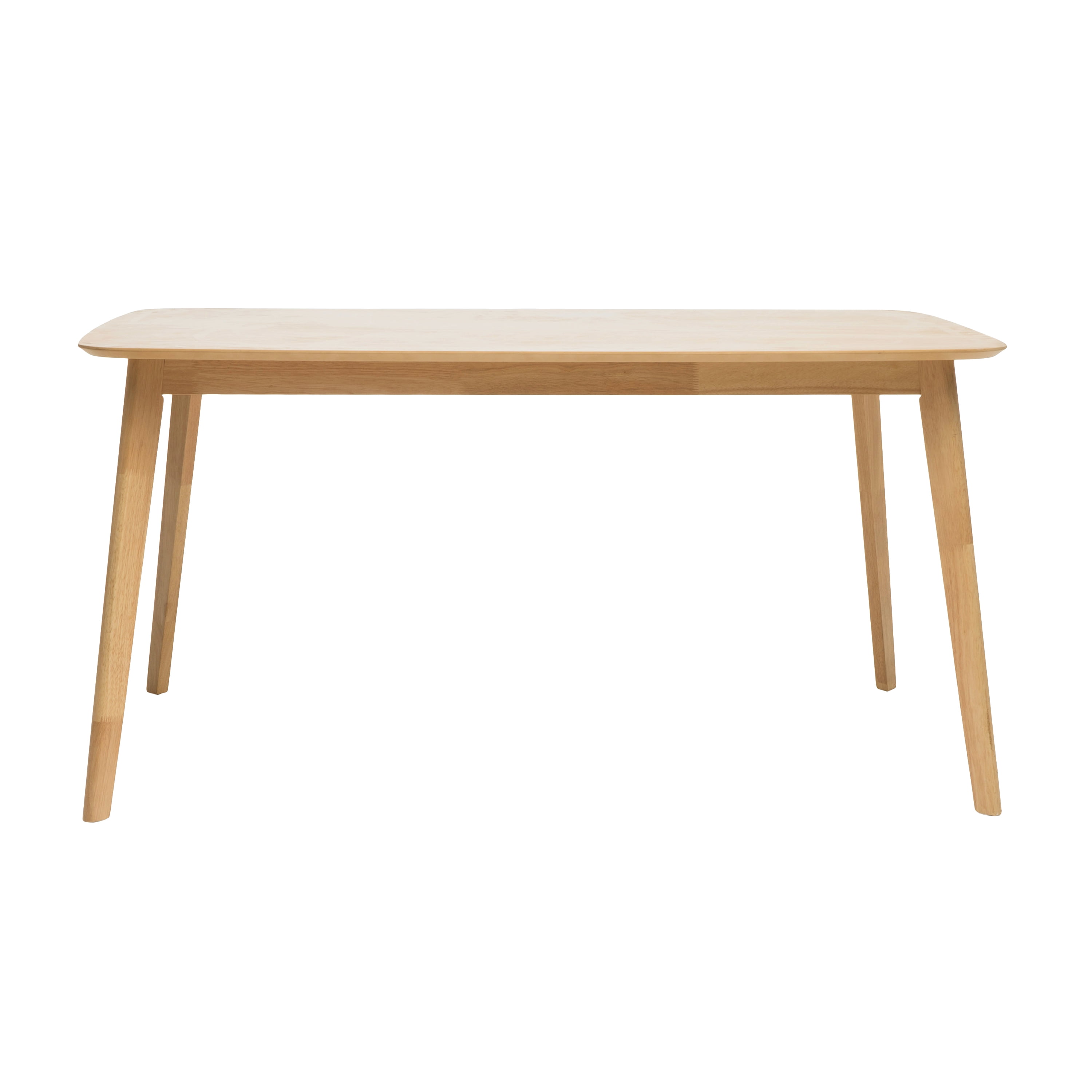 Euroco 59" Solid Wood Rectangular Dining Table for 4-6, Modern Kitchen Table for Kitchen Dining Room,Living Room,Small Spaces,Natural