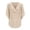a-Beige7426, variant on Womens Casual Solid Color Blouse With Draped Cowl Neckline Three Quarter Batwing Sleeves Loose Fit Shirt For Daily Office Wear Black XXL