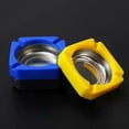 thumbnail image 5 of Stainless Steel Round Windproof Ashtray with 360 Rotating Lid for Home Office Living Room Decoration Men Sealing Ashtrays 9*5cm, 5 of 5