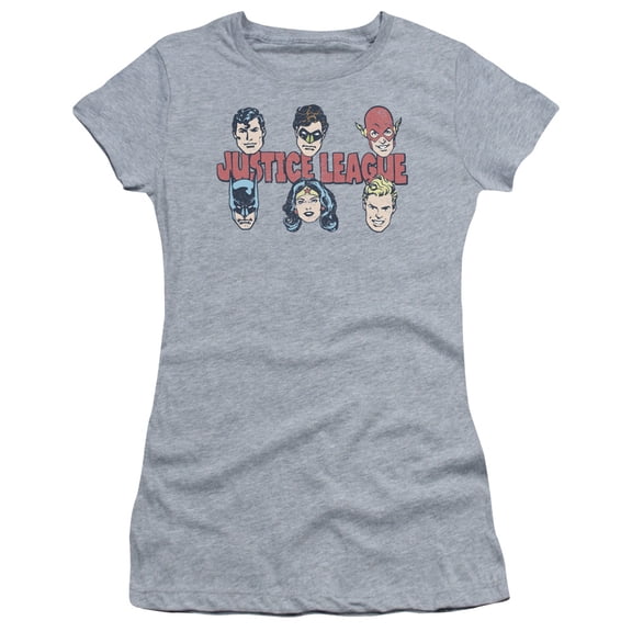 Dc - Justice Lineup - Juniors Teen Girls Cap Sleeve Shirt - X-Large