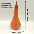 thumbnail image 3 of Long Neck Chicken Statue Garden Decoration Hand Crafted Resin Rooster Sculpture Funny Outdoor Decor for Lawn Yard Art Microlandschaft Office Home Shelf Display Novelty Animal Figurine, 3 of 4