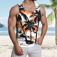 thumbnail image 2 of Caqnni Men Workout Tank Top Gym Bodybuilding Sleeveless Muscle Tee Shirt for Running Athletic Gym Sports Training, Moisture Wicking XXL,White, 2 of 5