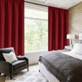 thumbnail image 2 of Cortinas opacas DWCN Christmas Burgundy 107 x 137 cm, 2 unidades, 2 of 9