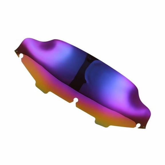 Iridium 6" Wave Windshield Windscreen For Harley Touring FLHX FLHT FLHTC Motor