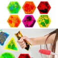 thumbnail image 6 of QSTDGVPW 6Pcs Sensory Soft Gel Liquid Toys Liquid Motion Tiles Travel Gifts Water Sensory Pads Play Mats for Children 3-4 Calming Toys Hexagonal, 6 of 7
