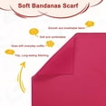 thumbnail image 2 of 2-Pack Solid Color Bandanas, 21inch/54cm Polyester Soft Headband Scarf Neckerchief for Men/Women/Cowboy, 2 of 5
